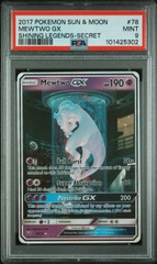 Mewtwo GX - 78/73 - Secret Rare - PSA 9